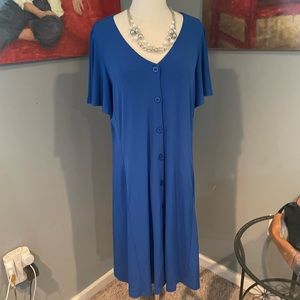 Susan Graver Royal Blue Dress